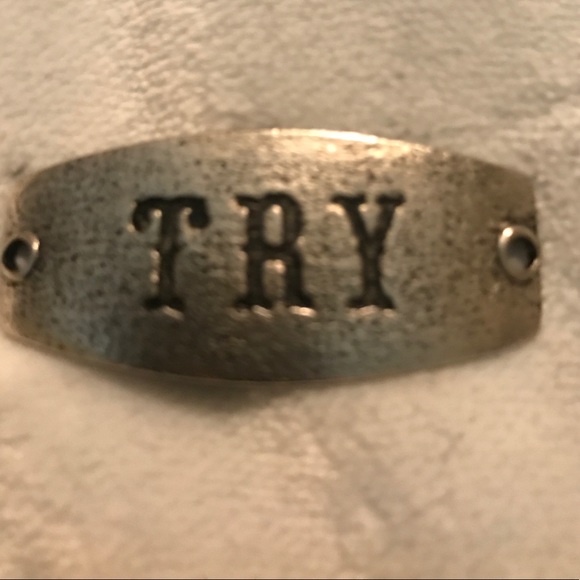 Lenny & Eva 'Try' small sentiment - Picture 1 of 2